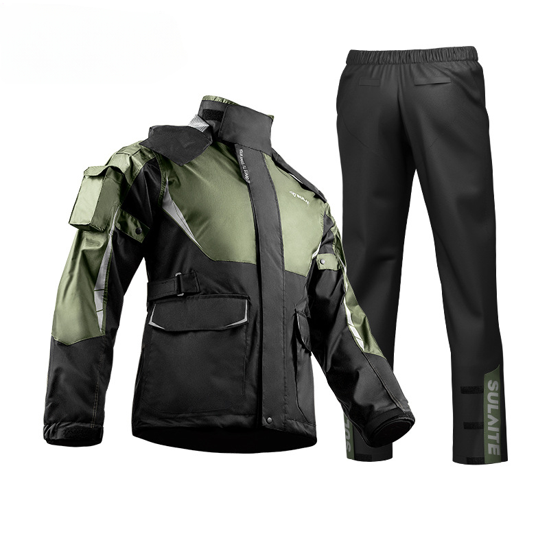 Fishing Rain Suit - Мужской женский водонепроницаемый дождевик для мотоциклистов,