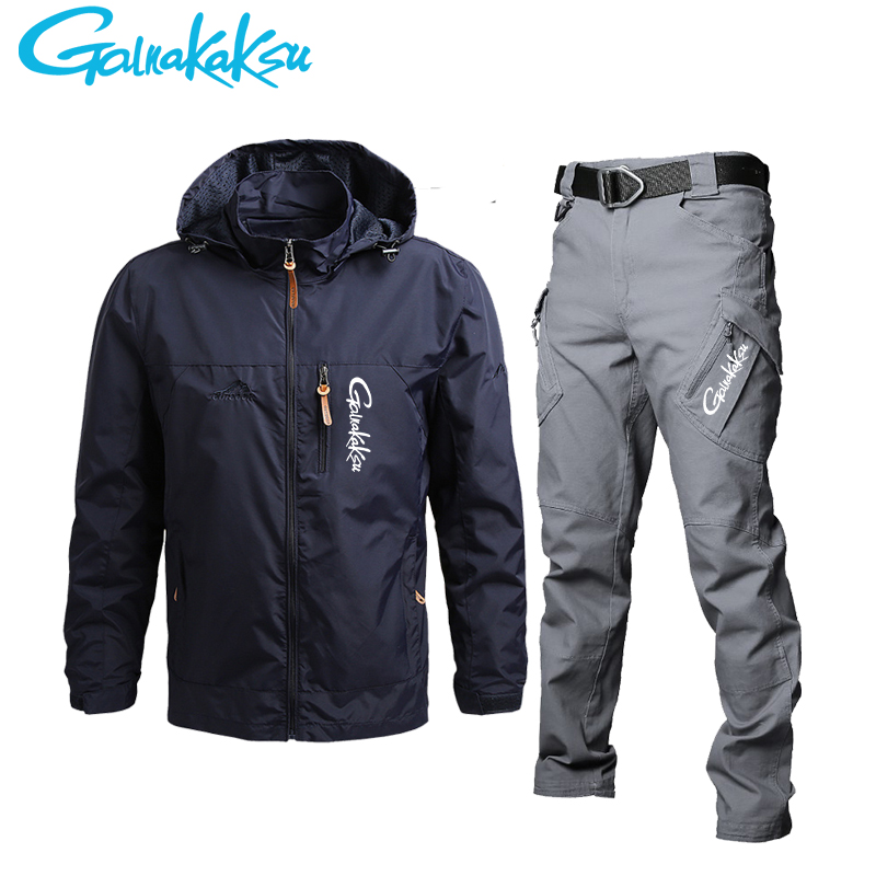 Fishing Jacket Waterproof - Мужская непромокаемая куртка с капюшоном и