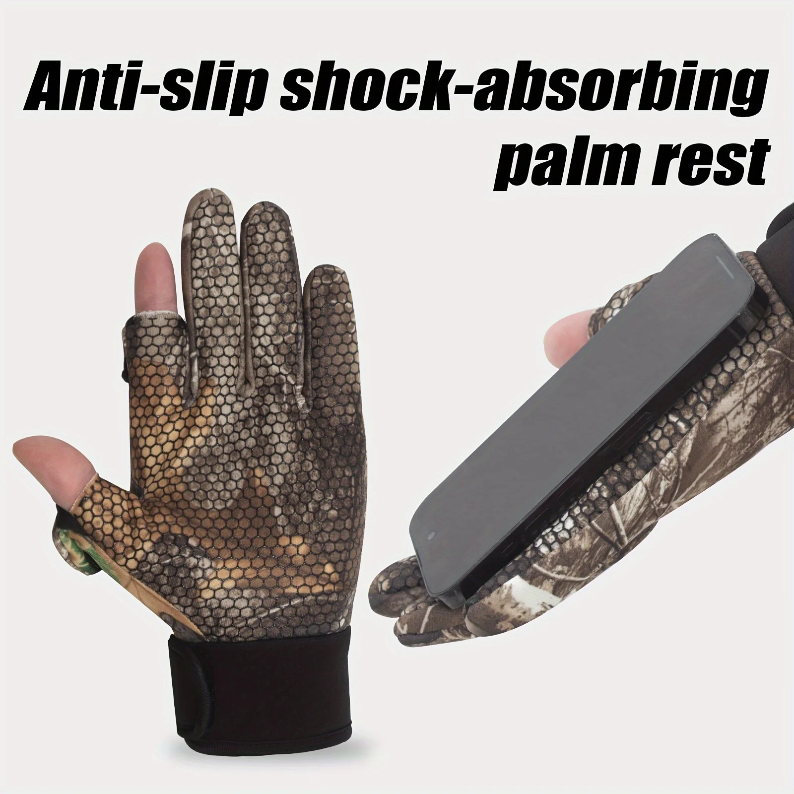 Fishing Gloves - Осенне-зимние охотничьи перчатки с полным пальцем,