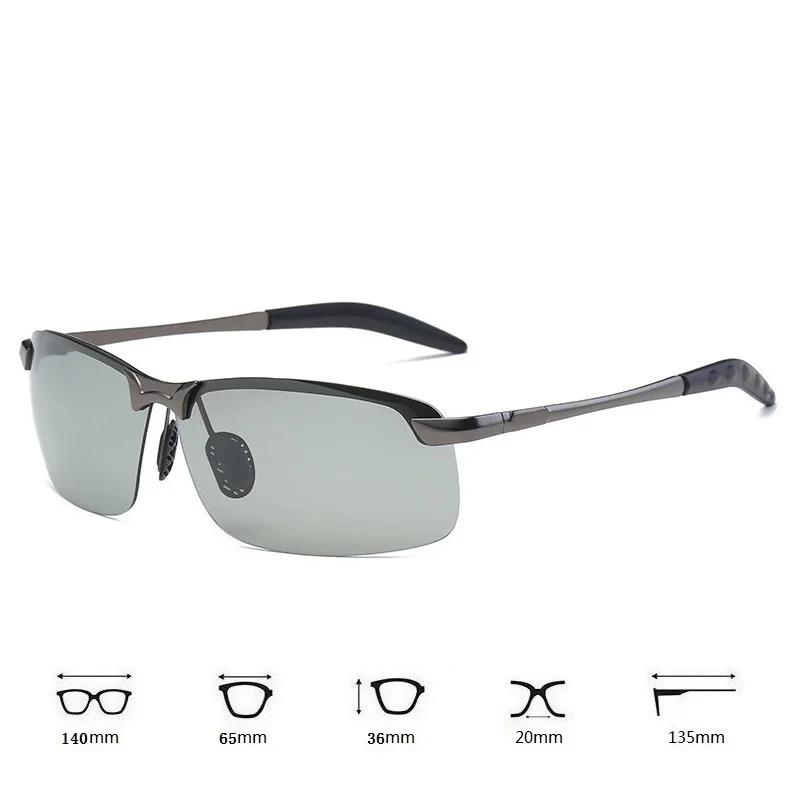 Fishing Sunglasses Polarized - Мужские фотохромные поляризованные солнцезащитные очки для