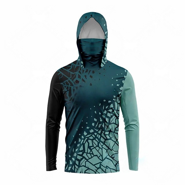 Fishing Shirt Uv Protection - Рыболовная одежда MALFC для мужчин: рубашка
