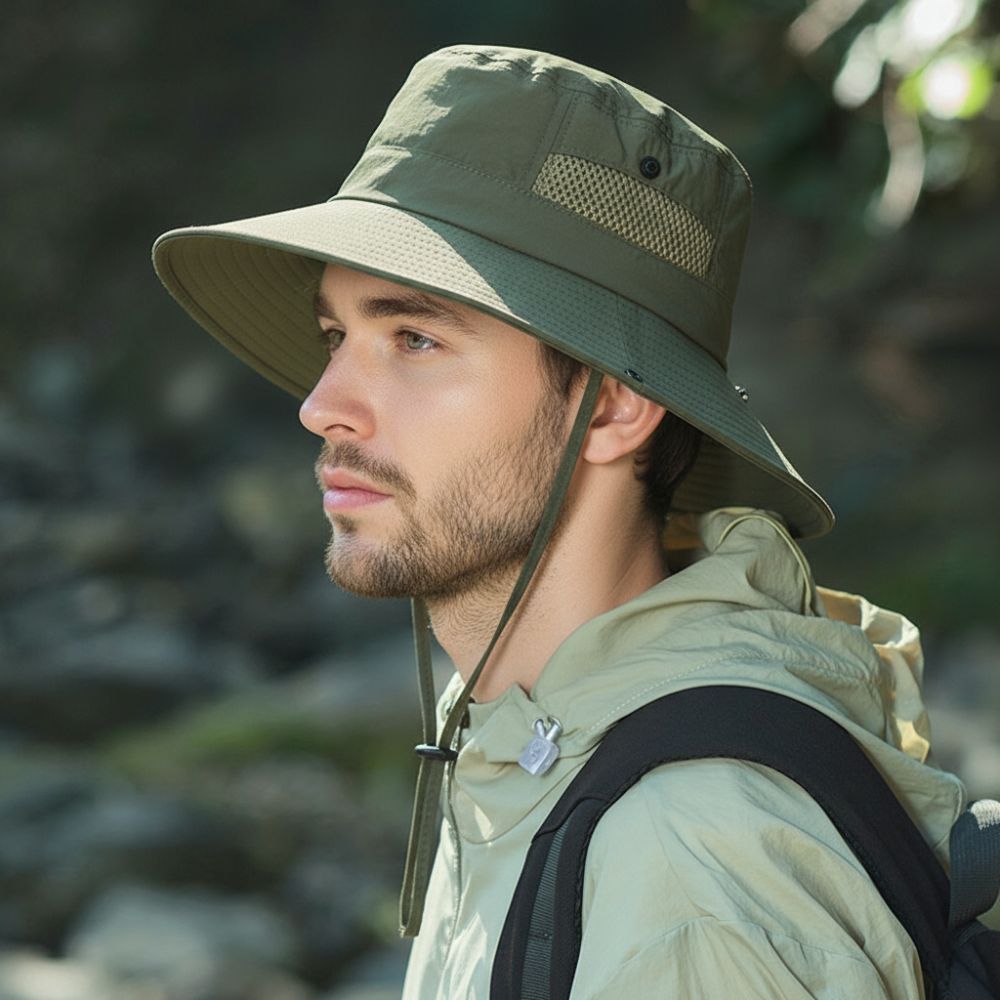 Fishing Hat - Модная дышащая сетчатая рыболовная шляпа с