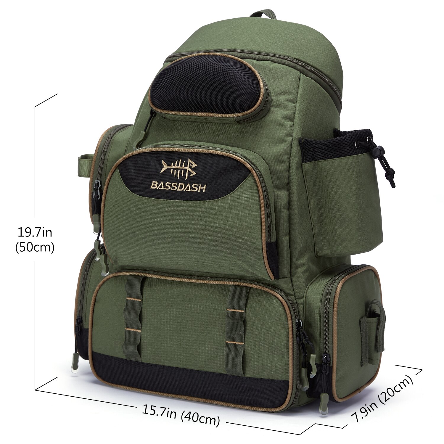 Bassdash Рыболовная сумка Рюкз – обзор и цена Fishing Backpack